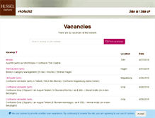 Tablet Screenshot of jobs.hussel.de